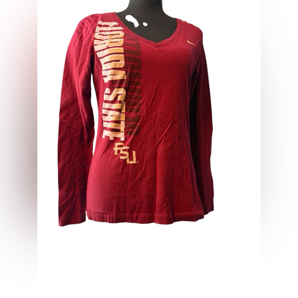 Nike Women's Red Florida State Long Sleeve Tee